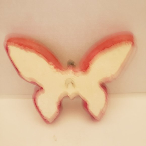 Vintage Chalkware Plaster Butterfly Wall Art - Picture 6 of 6